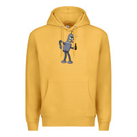 Mustard futurama bender Premium Hoodie - linhVisuals