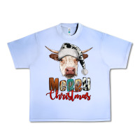 Grape Ice merry christmas hereford cow Urban Heavy Tee - RanaPortraitStore