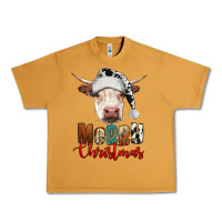 Peanut Butter merry christmas hereford cow Urban Heavy Tee - RanaPortraitStore