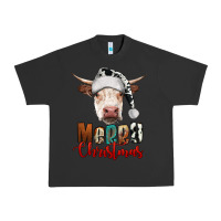 Pigment Black merry christmas hereford cow Urban Heavy Tee - RanaPortraitStore