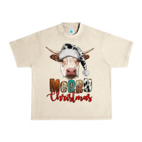 Sandshell merry christmas hereford cow Urban Heavy Tee - RanaPortraitStore
