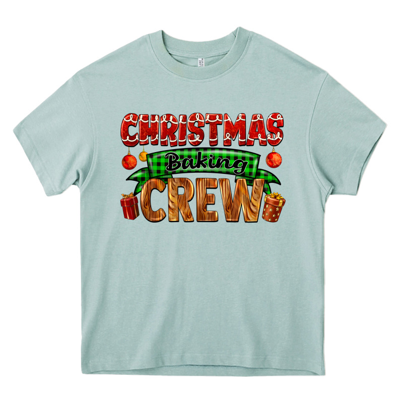 Christmas Baking Crew With Gifts Heavy Core Tee by FaDigitalArtStudio | Teevron