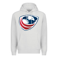 Dove Grey usa rugby Premium Hoodie - linhVisuals