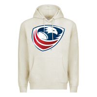 Oatmeal Heather usa rugby Premium Hoodie - linhVisuals