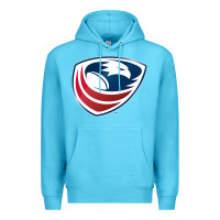Ocean Blue usa rugby Premium Hoodie - linhVisuals