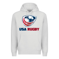 Dove Grey usa rugby Premium Hoodie - linhVisuals