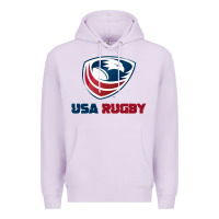 Lilac usa rugby Premium Hoodie - linhVisuals