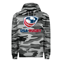 Slate Camo usa rugby Premium Hoodie - linhVisuals