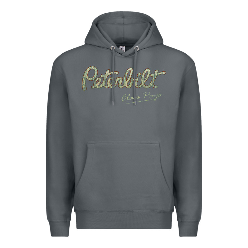 Peterbilt Class Pays   Trucker Quote Premium Hoodie by linhVisuals | Teevron