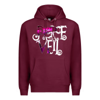 Burgundy pierce the veil black Premium Hoodie - linhVisuals