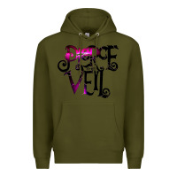 Army Green pierce the veil twhite Premium Hoodie - linhVisuals