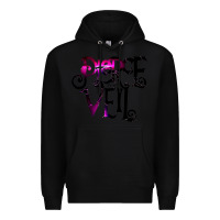 Black pierce the veil twhite Premium Hoodie - linhVisuals