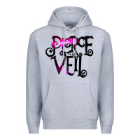 Heather Grey pierce the veil twhite Premium Hoodie - linhVisuals