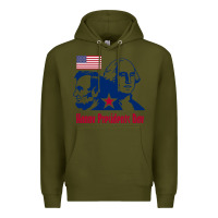 Army Green presidents day Premium Hoodie - linhVisuals