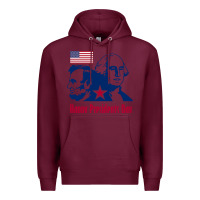 Burgundy presidents day Premium Hoodie - linhVisuals