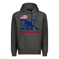 Charcoal Heather presidents day Premium Hoodie - linhVisuals