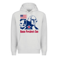 Dove Grey presidents day Premium Hoodie - linhVisuals