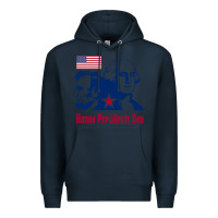 Navy presidents day Premium Hoodie - linhVisuals