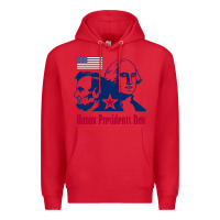 Red presidents day Premium Hoodie - linhVisuals