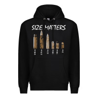 Black size matters Premium Hoodie - linhVisuals
