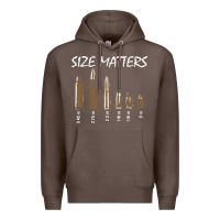Coffee size matters Premium Hoodie - linhVisuals