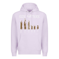 Lilac size matters Premium Hoodie - linhVisuals