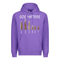 Purple size matters Premium Hoodie - linhVisuals