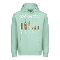 Seafoam size matters Premium Hoodie - linhVisuals