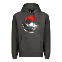 Charcoal Heather poked to death  [tb] Premium Hoodie - linhVisuals