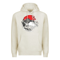 Oatmeal Heather poked to death  [tb] Premium Hoodie - linhVisuals