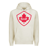 Oatmeal Heather rugby canada Premium Hoodie - linhVisuals