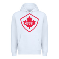 White rugby canada Premium Hoodie - linhVisuals