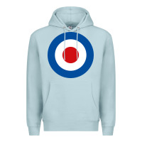 Blue Mist suitable-the-who-target-worn Premium Hoodie - linhVisuals