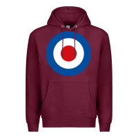 Burgundy suitable-the-who-target-worn Premium Hoodie - linhVisuals