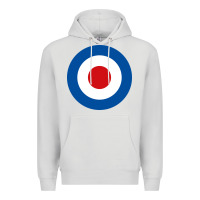 Dove Grey suitable-the-who-target-worn Premium Hoodie - linhVisuals
