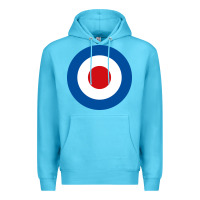 Ocean Blue suitable-the-who-target-worn Premium Hoodie - linhVisuals