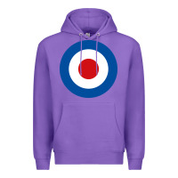Purple suitable-the-who-target-worn Premium Hoodie - linhVisuals