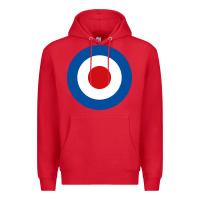 Red suitable-the-who-target-worn Premium Hoodie - linhVisuals