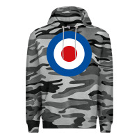 Slate Camo suitable-the-who-target-worn Premium Hoodie - linhVisuals
