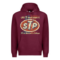 Burgundy stp    nostalgia drag racing Premium Hoodie - linhVisuals