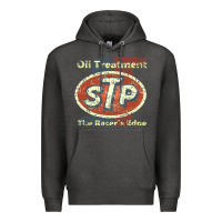 Charcoal Heather stp    nostalgia drag racing Premium Hoodie - linhVisuals