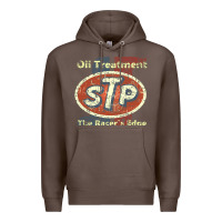 Coffee stp    nostalgia drag racing Premium Hoodie - linhVisuals