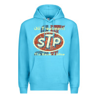 Ocean Blue stp    nostalgia drag racing Premium Hoodie - linhVisuals