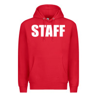 Red staff Premium Hoodie - linhVisuals