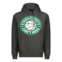 Charcoal Heather starbuckets can't Premium Hoodie - linhVisuals