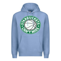 Colony Blue starbuckets can't Premium Hoodie - linhVisuals