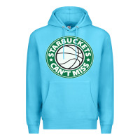 Ocean Blue starbuckets can't Premium Hoodie - linhVisuals