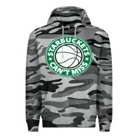 Slate Camo starbuckets can't Premium Hoodie - linhVisuals