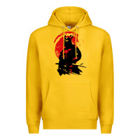 Lemon samurai warrior Premium Hoodie - linhVisuals
