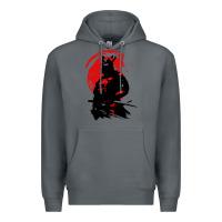 Rock samurai warrior Premium Hoodie - linhVisuals